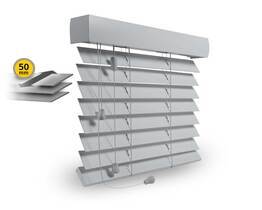 Dřevěná roleta 50mm, provázkový žebřík