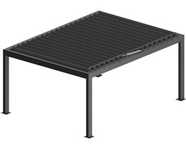 Hliníková pergola s žaluziovou střechou