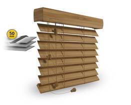 Lamelové žaluzie 50mm ECO, žebřík s provázkem