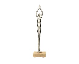 Dekoracja Silver Woman II wys. 52 cm