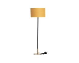 Stojací lampa Hailey Hořčicová 163 cm