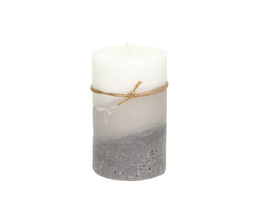 Świeca Lucia 14cm mramorově šedá