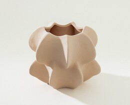 Wazon kamionkowy Petal Pink II 15x17 cm