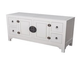 Komoda Modern 137x45x76cm bílá