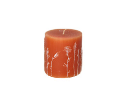 Svíčka Giulia 9cm oranžová