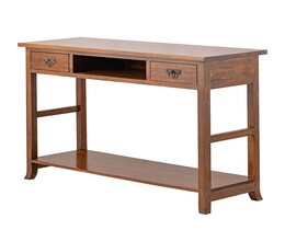 Konzolový stolek Aston hnědý 110x38x77cm