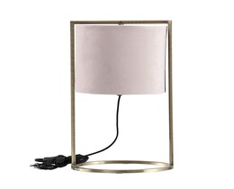 Stolní lampa Santos světle růžová