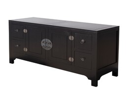 Komoda Modern 137x45x76cm černá