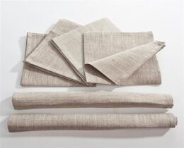 Sada ubrousků 6 ks 42 x 42 lněné 392-05