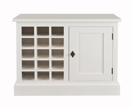 Vinotéka Brighton 85 cm bílá
