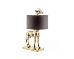 Stolní lampa Zlatá žirafa 70cm