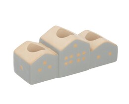 Świecznik Hauses 13x5x7cm šedá