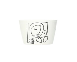 Kryt na květináč Face a 8cm