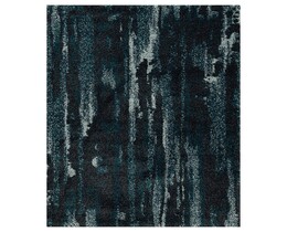 Dywan Softness téměř černá/páví modrá 120x170cm