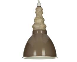 Závěsná lampa Ciara béžová 14cm