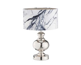 Stolní lampa Mramorově šedá