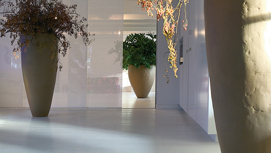 Volně zavěšené interiérové žaluzie