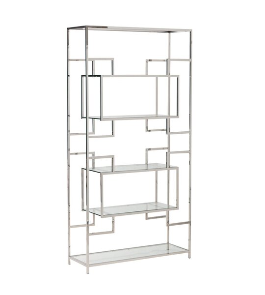 Bookcase Hypnose silver 115x40x202cm