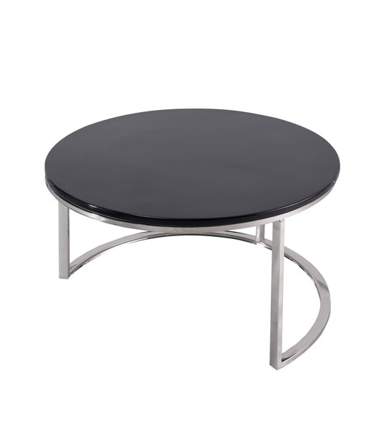 Coffee table Eclipse black 80x42cm