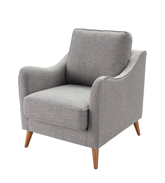 Armchair Venuste linen grey