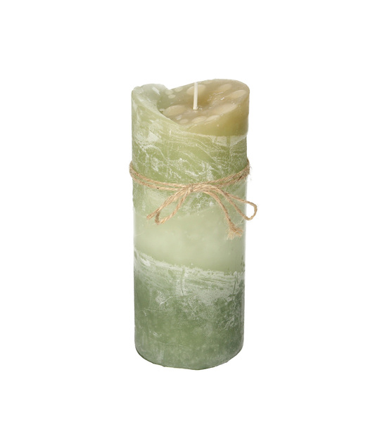 Świeca Dorotea 15 cm olive