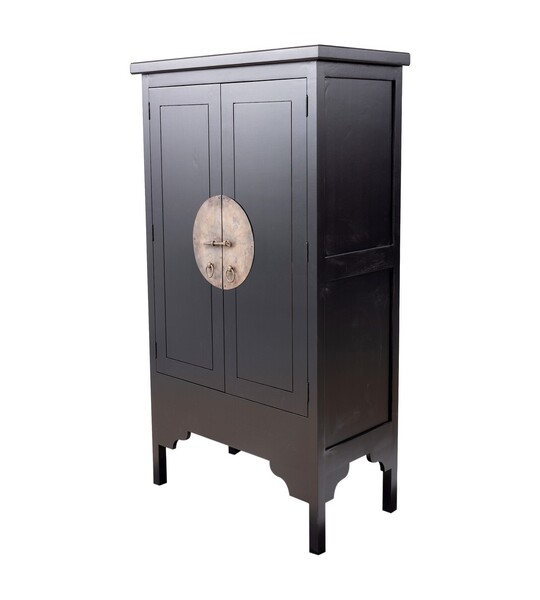 Wardrobe sideboard Modern 104x56x170cm black