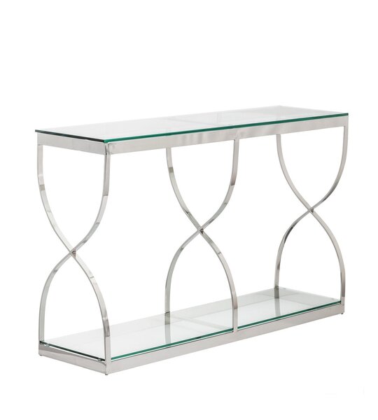 Console table Dubai silver 140x40x80