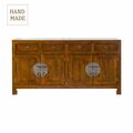 Chest of drawers Ibuku 4doors + 4 drawers, brown 174x50x90cm