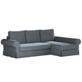 Backabro sofa Bed with Chaise Longue Cover