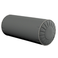 Bolster Cushion with Pleats