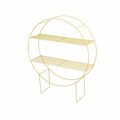 Shelf-stand Chicago gold height60,5cm