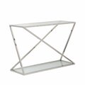 Console table Vertigo silver 120x40x80cm
